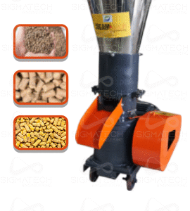Animal Feed Single Phase Copper Motor one die Included (Fish-3mm or Chicken,Pig,Goat- 4mm or Cow